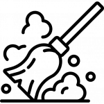 Demolition site cleanup