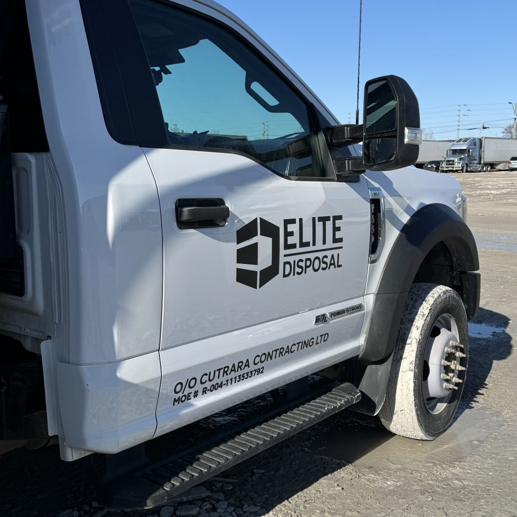 Elite Disposal Services dumpster truck