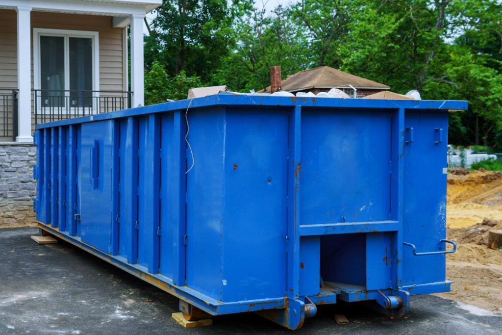 dumpster bin rental size
