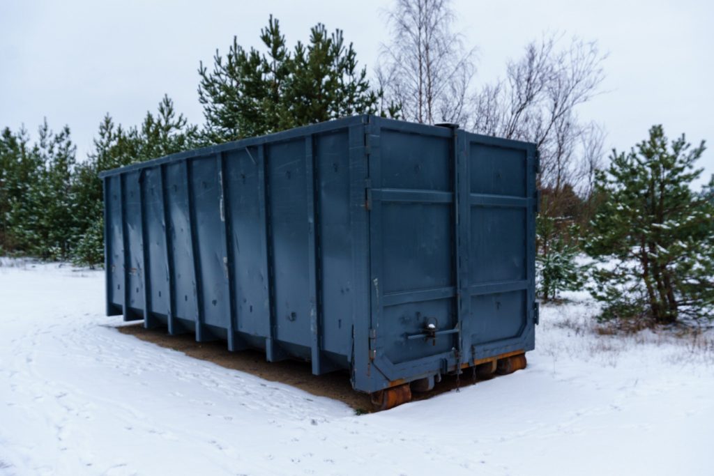 winter dumpster rental