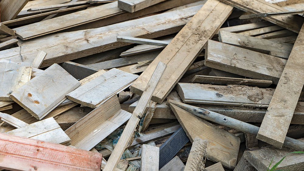 lumber materials removal