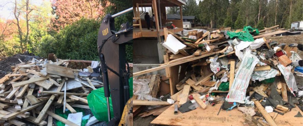 construction debris removal